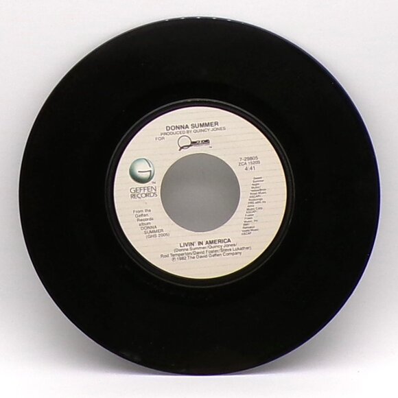 Livin' in America/The Woman in Me 45 by Donna Summer - Picture 3 of 6